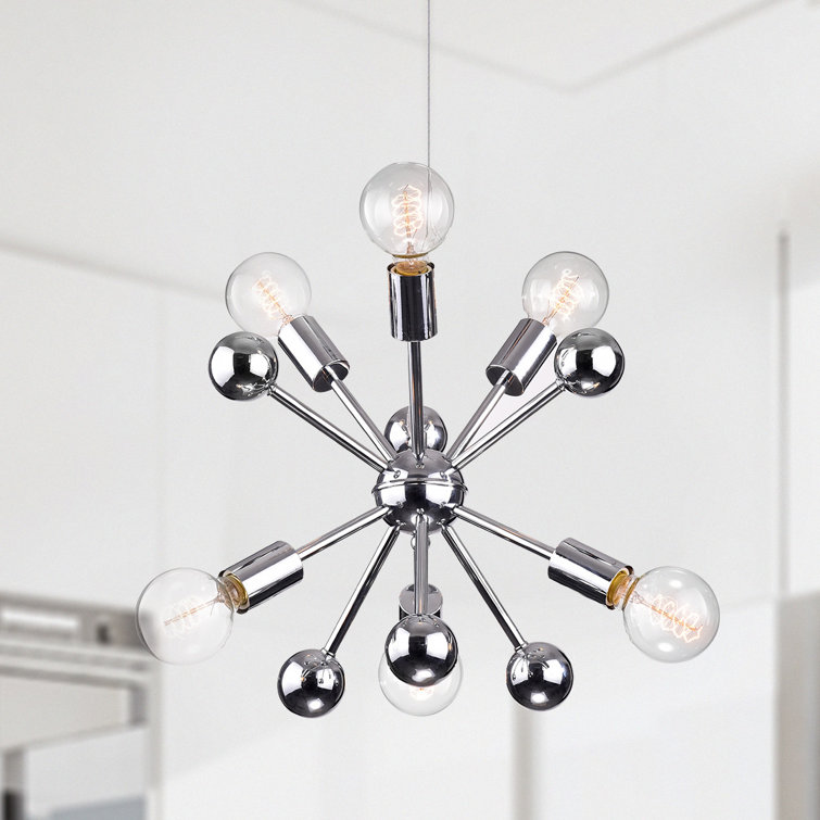 Wade Logan® Fairley 6 Light Sputnik Sphere Chandelier & Reviews